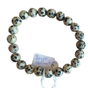 Bracelet jaspe dalmatien